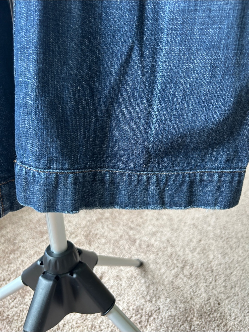 7 For All Mankind Bootcut Jeans in Medium Blue Fade - Picture 15 of 16